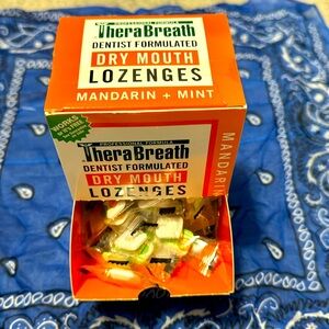 Thera Breath dry mouth lozenges 100ct. Sugar free